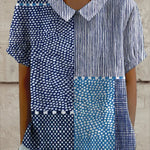 Juliette - bluză cu model patchwork — imagine 2