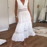 Ienupăr - rochie din dantelă cu decolteu în V — imagine 2