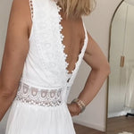 Ienupăr - rochie din dantelă cu decolteu în V — imagine 6
