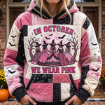 Hanorac cu glugă - Motive Pink October — imagine 1