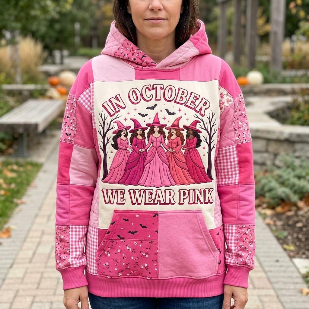 Hanorac - Pink October Magic — imagine 1