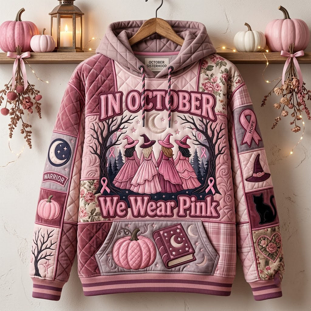 Hanorac - Pink October Magic — imagine 1
