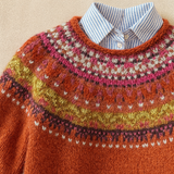 Katie - pulover retro elegant tricotat — imagine 2