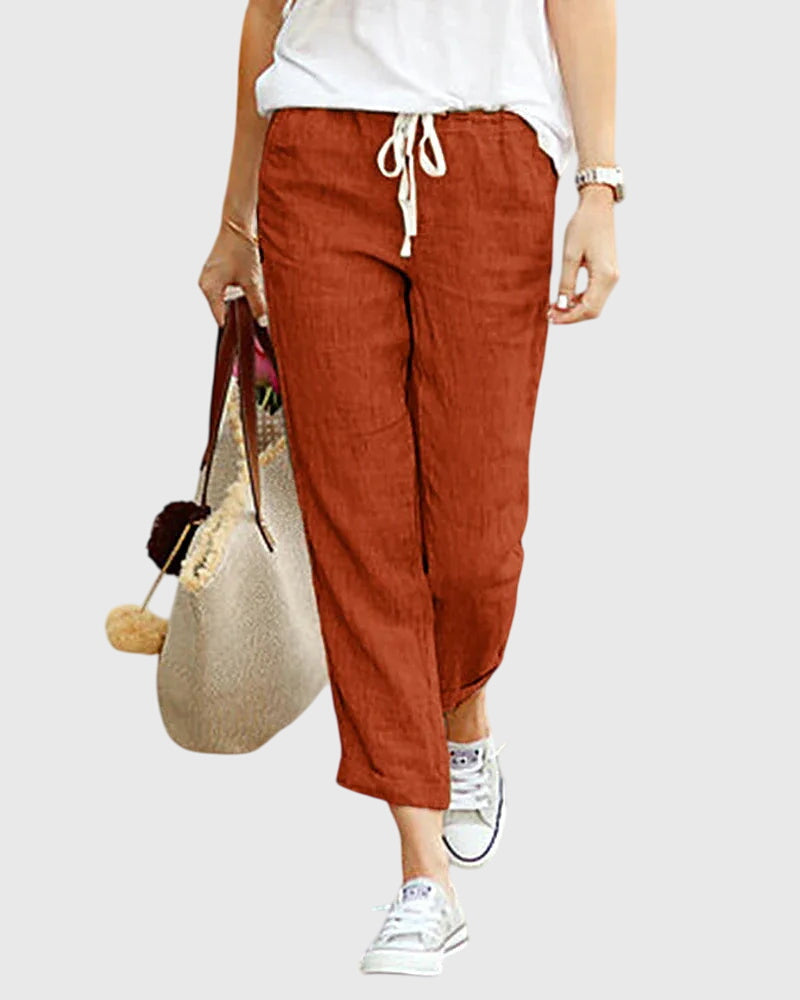 Kaylee - pantaloni eleganți de vară pentru femei — imagine 4