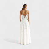 Kaylee - Rochie maxi din dantelă florală — imagine 2