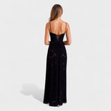 Kaylee - Rochie maxi din dantelă florală — imagine 4