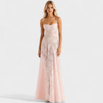 Kaylee - Rochie maxi din dantelă florală — imagine 5