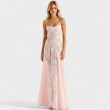 Kaylee - Rochie maxi din dantelă florală — imagine 5
