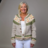 Keira - cardigan islandez retro — imagine 1