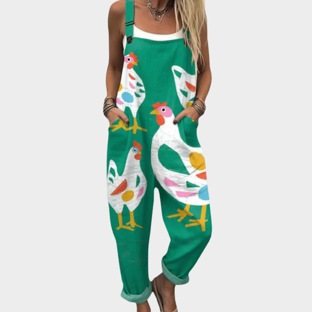 Salopetă confortabilă cu model — imagine 1