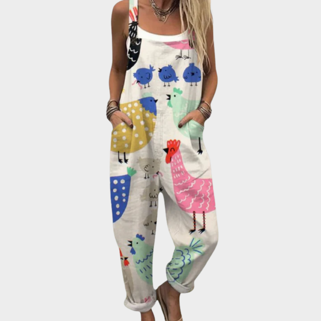 Salopetă confortabilă cu model — imagine 1
