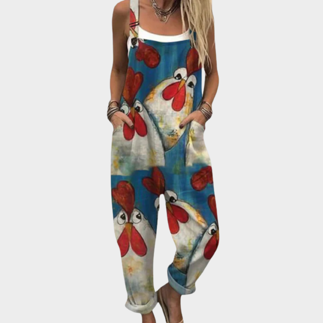 Salopetă confortabilă cu model — imagine 1