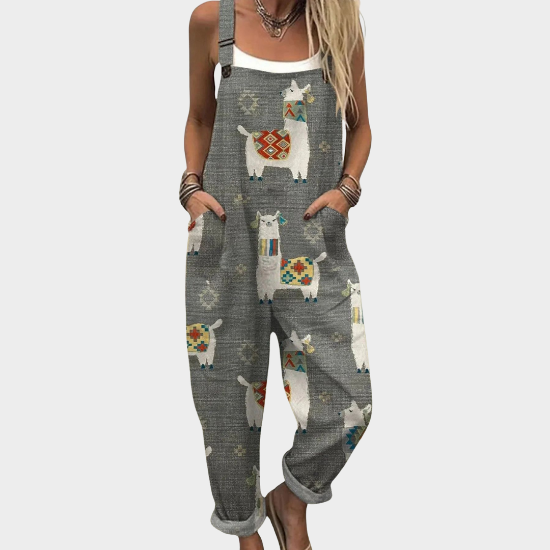 Salopetă confortabilă cu model — imagine 1