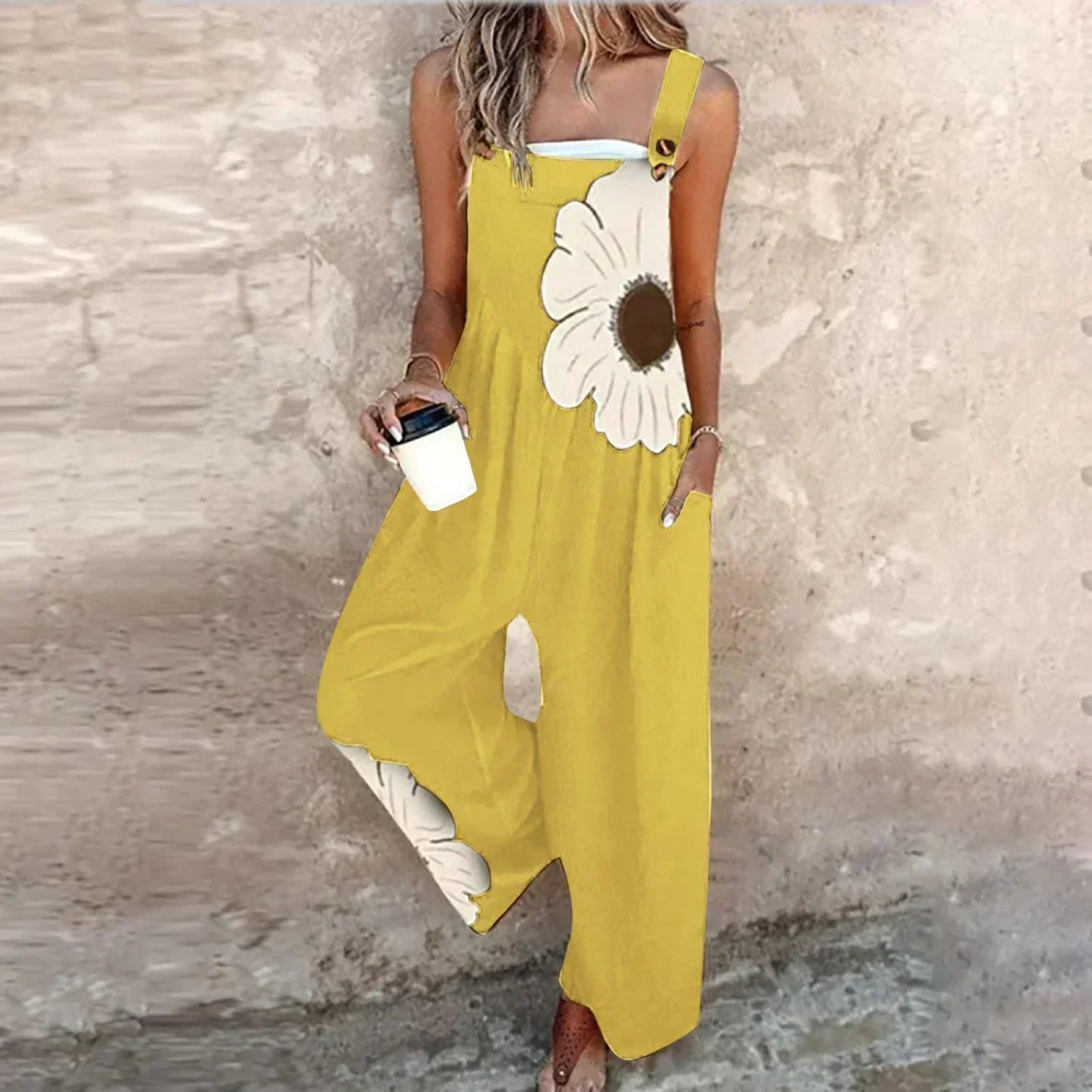 Salopetă confortabilă cu model — imagine 8