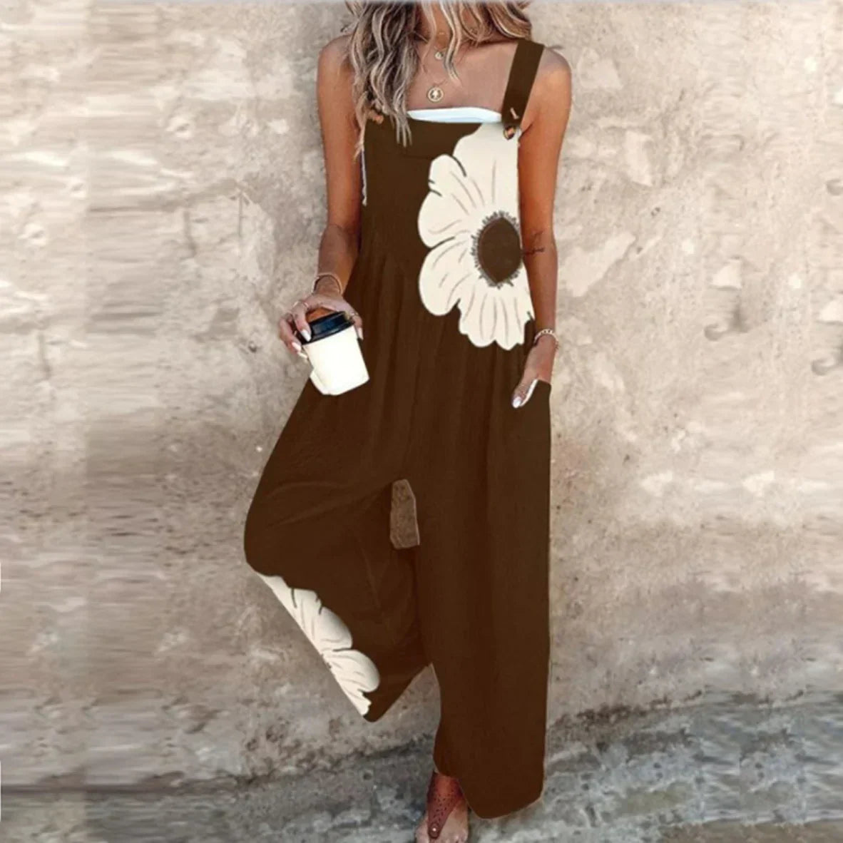 Salopetă confortabilă cu model — imagine 11