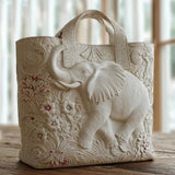 Melody - geantă matlasată, elefant — imagine 1
