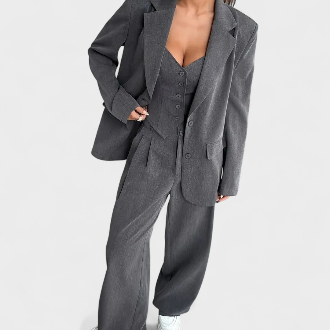Kinsley - costum elegant din 3 piese — imagine 3