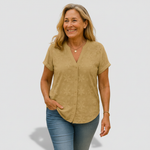 Kinsley - top confortabil din pânză de bumbac — imagine 4