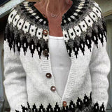 Kristen - Cardigan islandez retro — imagine 2