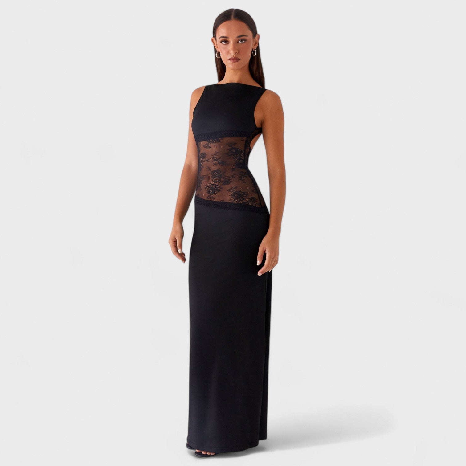 Kylie - Rochie lungă din dantelă — imagine 3