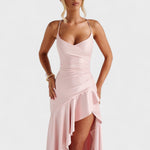 Kylie - Rochie maxi roz — imagine 5