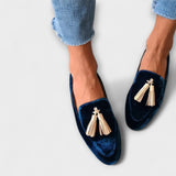 Laura - mocasini cu ciucuri, inspirați din stil retro — imagine 1