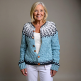 Cardigan islandez retro Leah — imagine 1