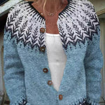 Cardigan islandez retro Leah — imagine 2