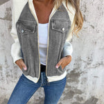 Leslie - Jachetă cu glugă din denim — imagine 7