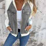 Leslie - Jachetă cu glugă din denim — imagine 7