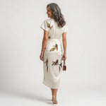 Lillian - rochie midi cu fundă — imagine 6