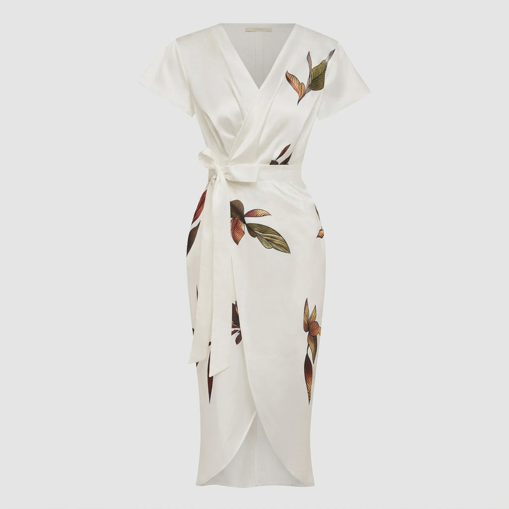 Lillian - rochie midi cu fundă — imagine 8