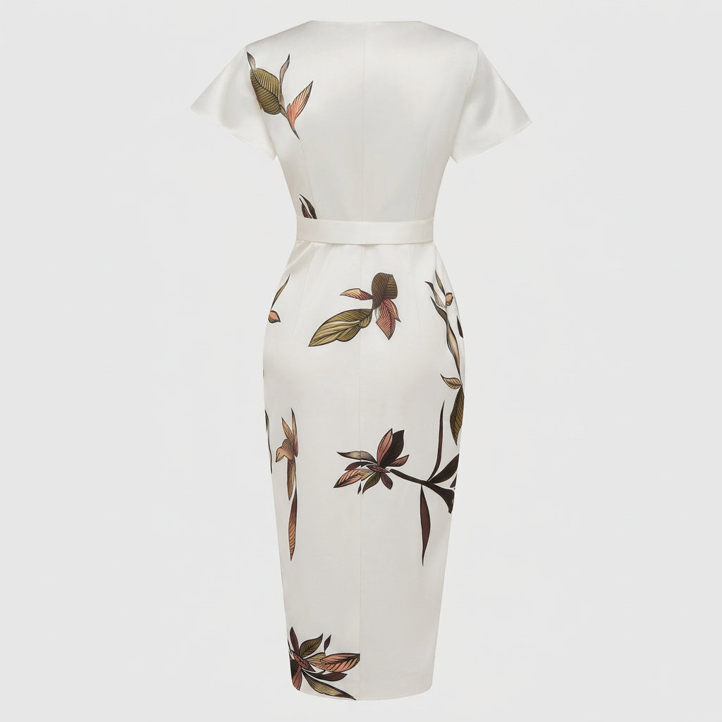 Lillian - rochie midi cu fundă — imagine 9