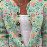 Lily - cardigan retro floral pentru femei — imagine 2