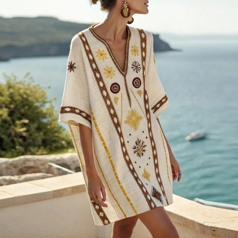 Lyla - rochie de plajă elegantă și confortabilă pentru zilele de vară — imagine 1