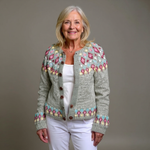 Lyla - cardigan islandez retro — imagine 1