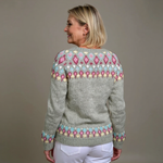 Lyla - cardigan islandez retro — imagine 3