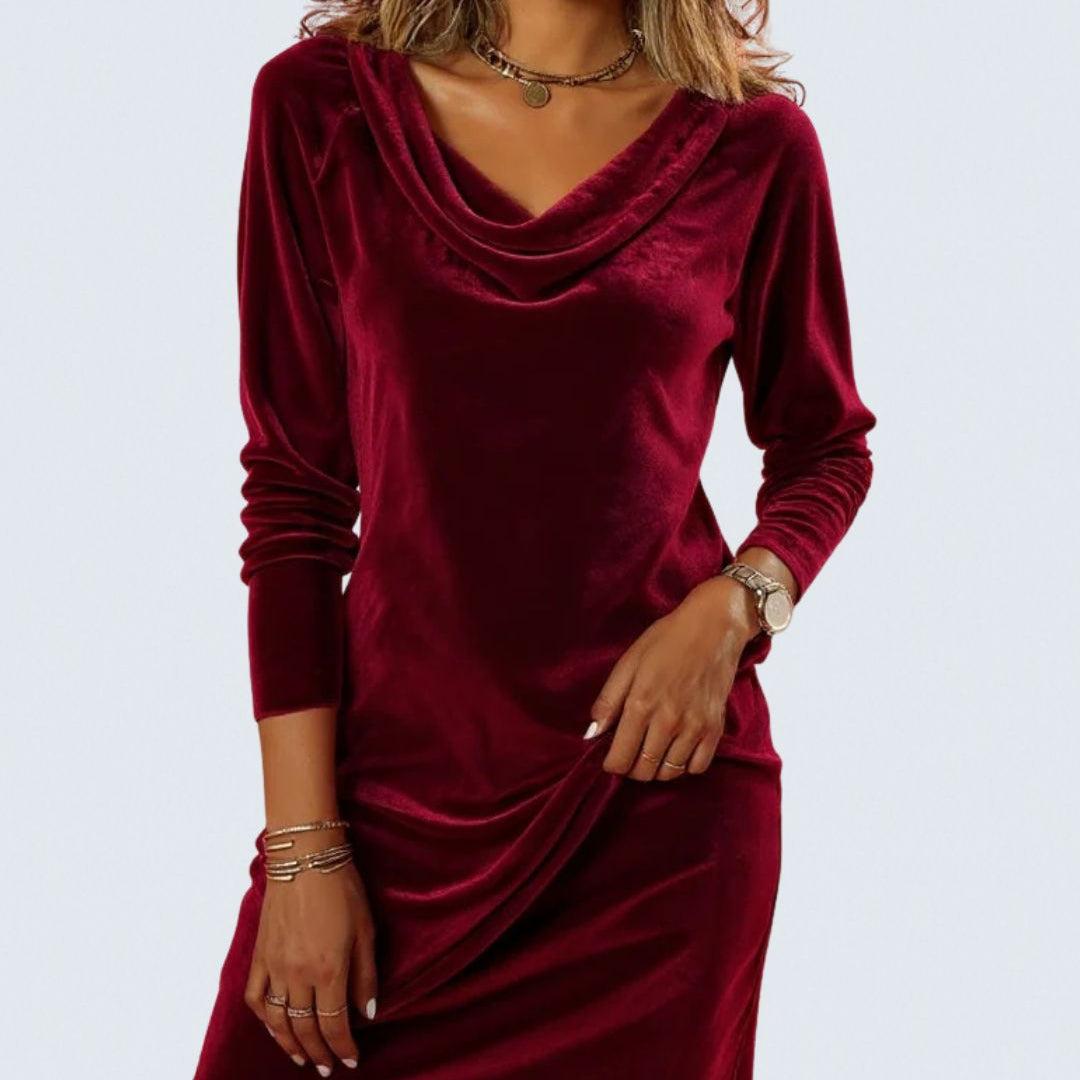 Mackenzie - rochie lejeră din catifea — imagine 2