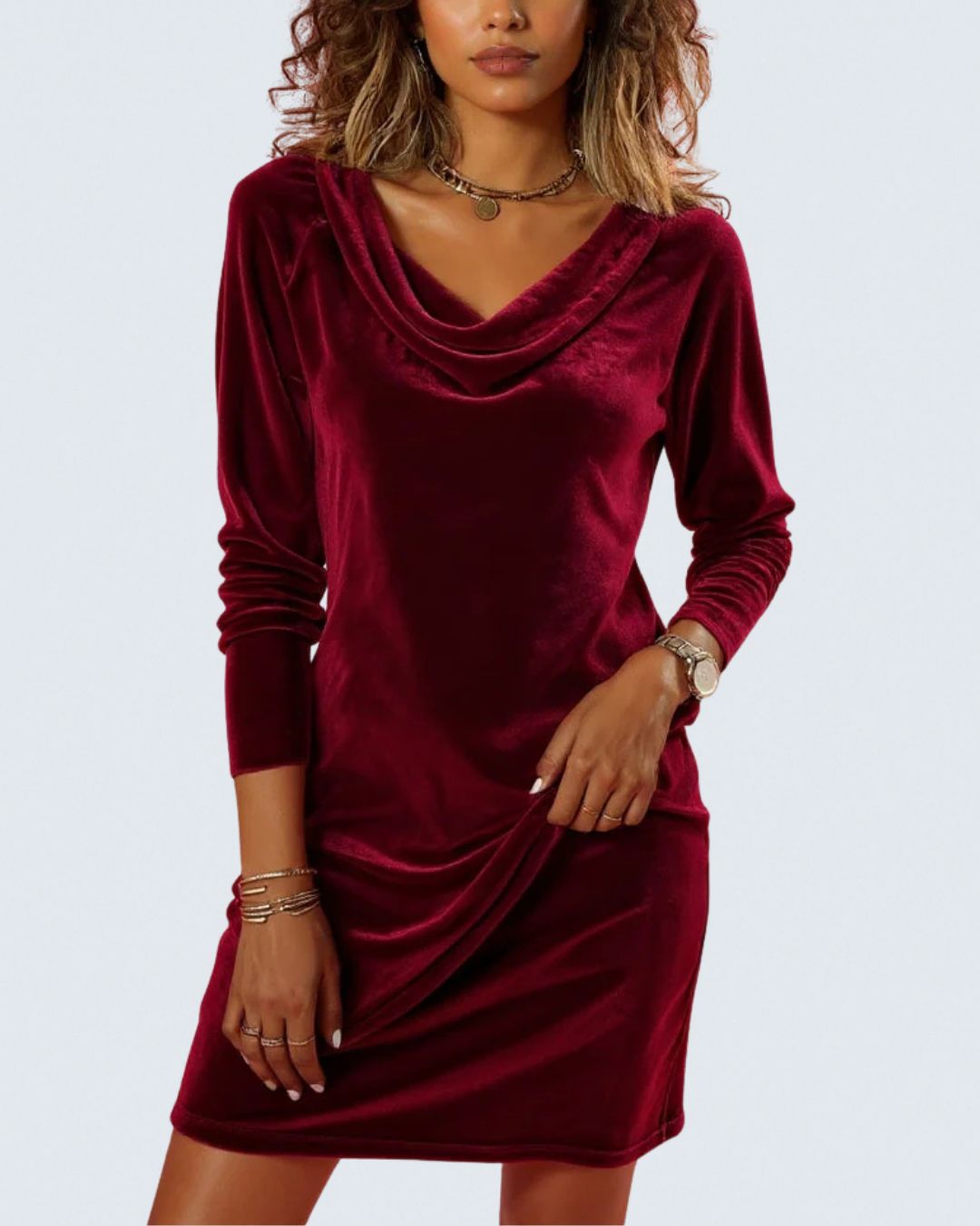 Mackenzie - rochie lejeră din catifea — imagine 2