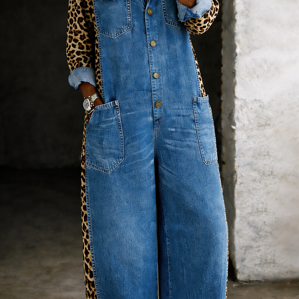 Mackenzie - Salopetă din denim dintr-o bucată — imagine 5