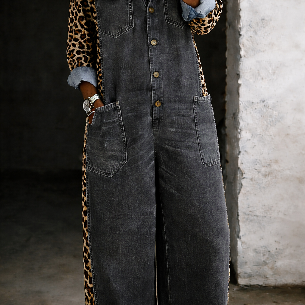 Mackenzie - Salopetă din denim dintr-o bucată — imagine 6