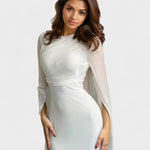 Macy - Rochie lungă din satin — imagine 1