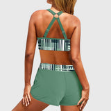 Madelyn - Bikini cu talie înaltă și nervuri — imagine 3