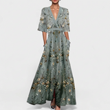 Madelyn - rochie maxi elegantă cu imprimeu floral — imagine 1
