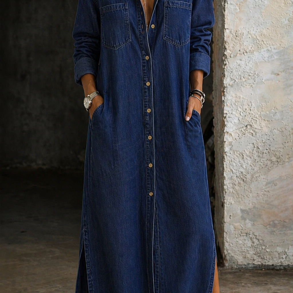 Maeve - Rochie cu nasturi — imagine 7
