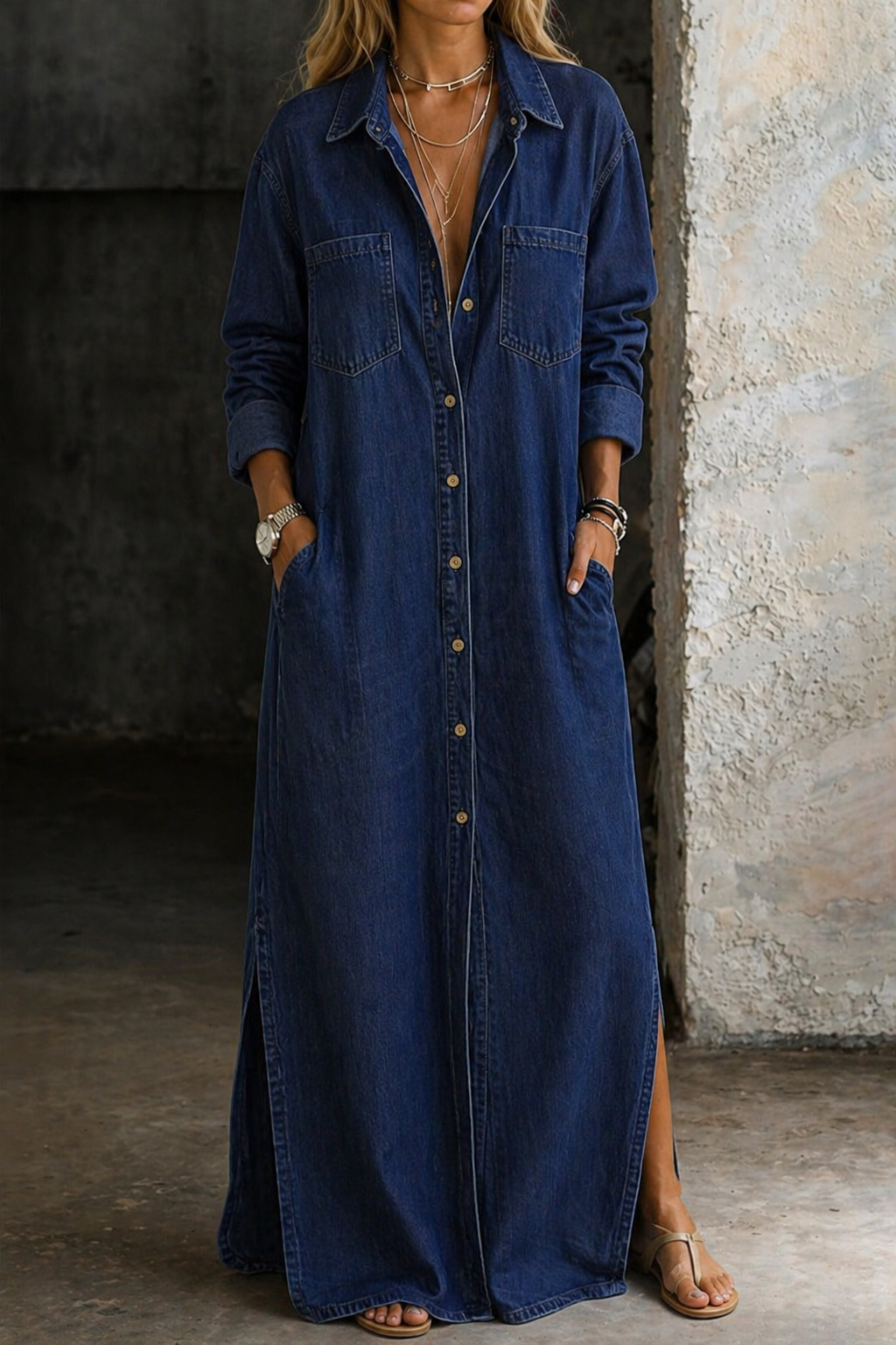 Maeve - Rochie cu nasturi — imagine 7