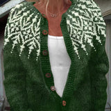 Magnolia - cardigan islandez retro — imagine 2
