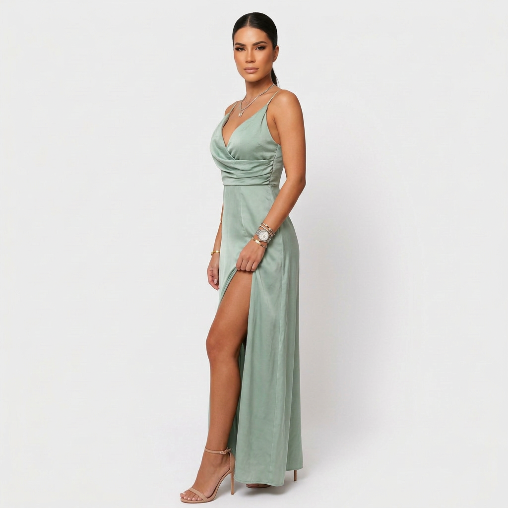 Maria - rochie maxi elegantă — imagine 2