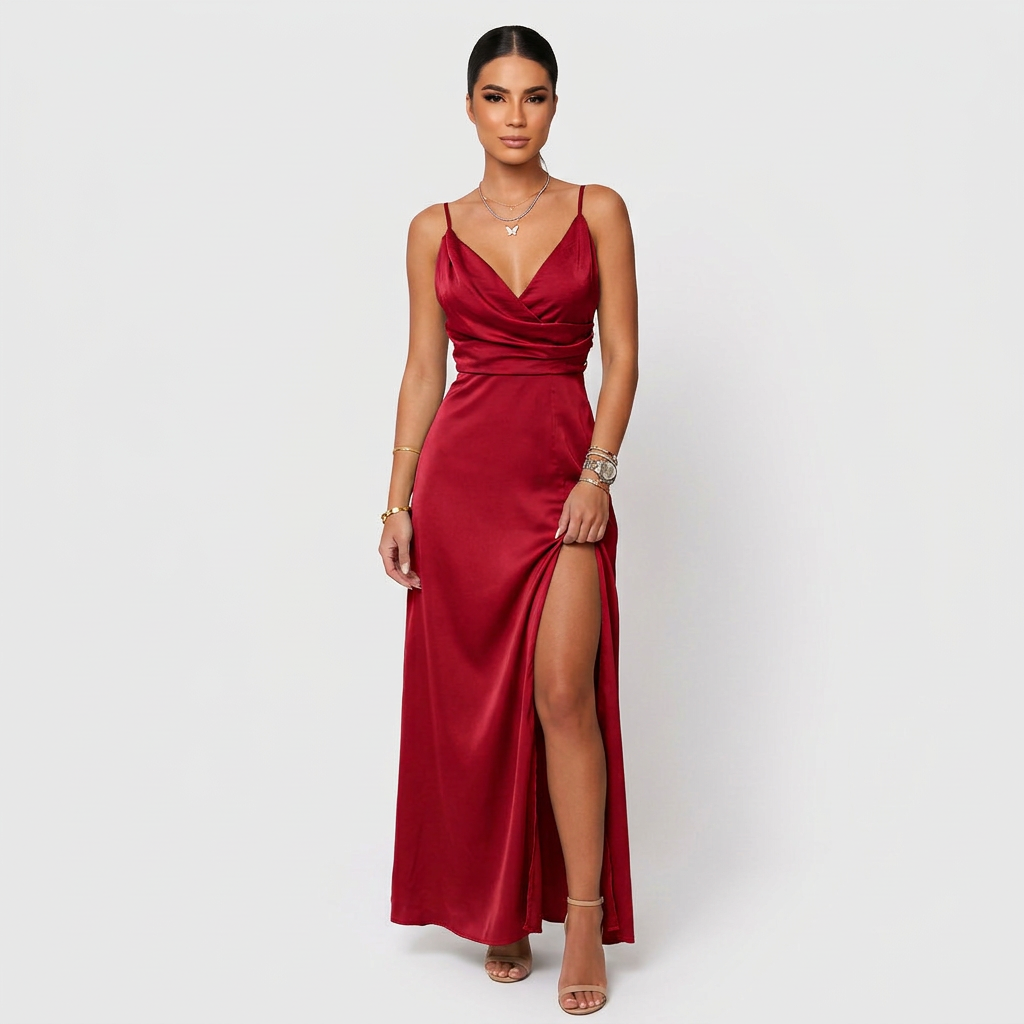 Maria - rochie maxi elegantă — imagine 7