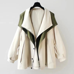 Marissa - palton elegant cu bretele — imagine 2